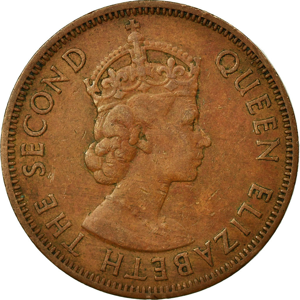 Coin, East Caribbean States, Elizabeth II, Cent, 1961, EF(40-45), Bronze, KM:2