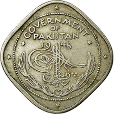 Coin, Pakistan, 2 Annas, 1948, EF(40-45), Copper-nickel, KM:4