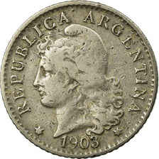 Coin, Argentina, 5 Centavos, 1903, VF(30-35), Copper-nickel, KM:34