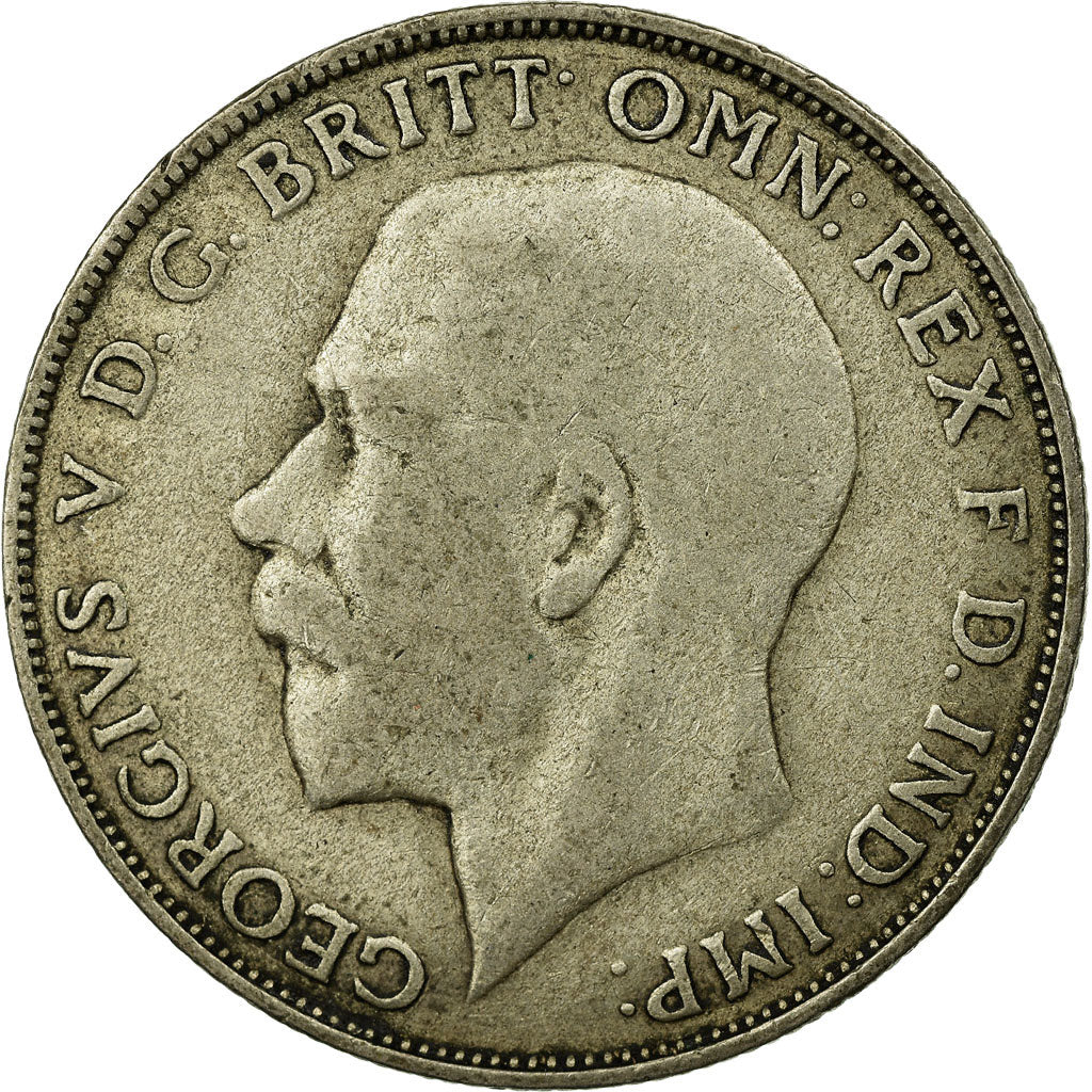 Monnaie, Grande-Bretagne, George V, Florin, Two Shillings, 1922, TB, Argent