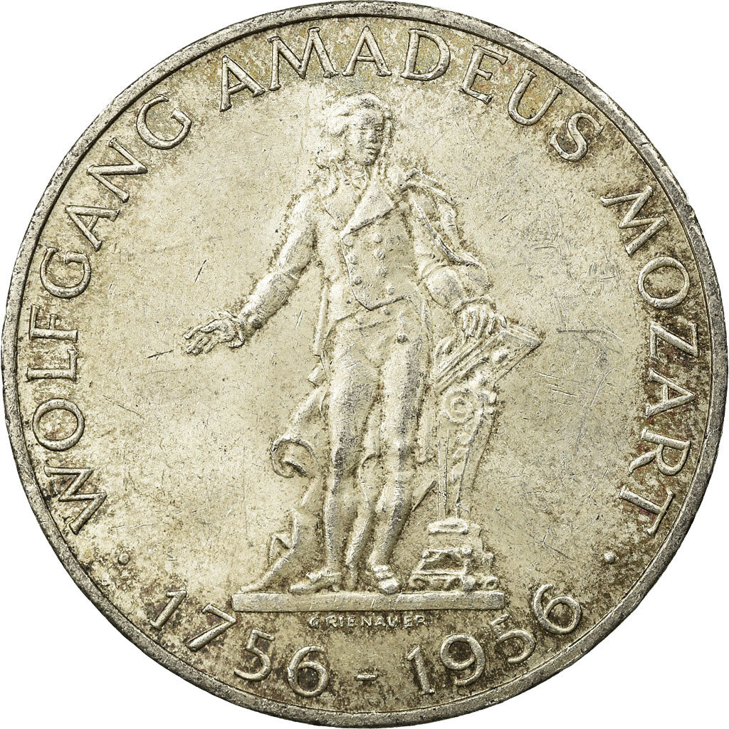 Moneta, Austria, 25 Schilling, 1956, BB, Argento, KM:2881