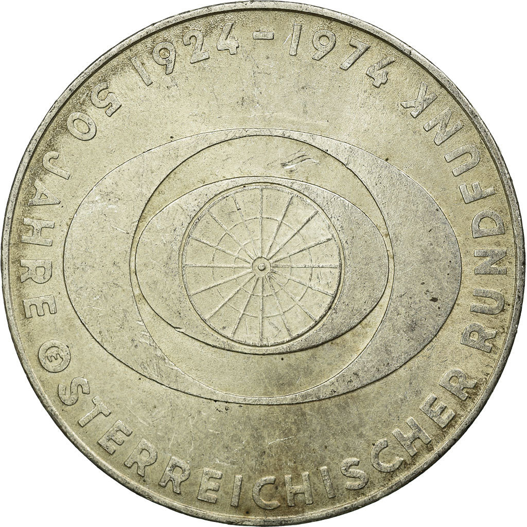 Coin, Austria, 50 Schilling, 1974, EF(40-45), Silver, KM:2922