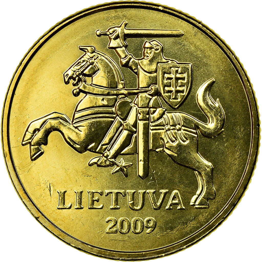 Münze, Lithuania, 20 Centu, 2009, UNZ, Nickel-brass, KM:107