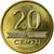 Moneta, Litwa, 20 Centu, 2009, MS(63), Mosiądz niklowy, KM:107