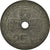 Moneta, Belgia, 25 Centimes, 1945, VF(30-35), Cynk, KM:132