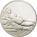 FRANCE, Arts & Culture, French Fifth Republic, Medal, MS(60-62), Silver, 50,...