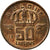 Moneta, Belgio, Baudouin I, 50 Centimes, 1972, BB, Bronzo, KM:149.1