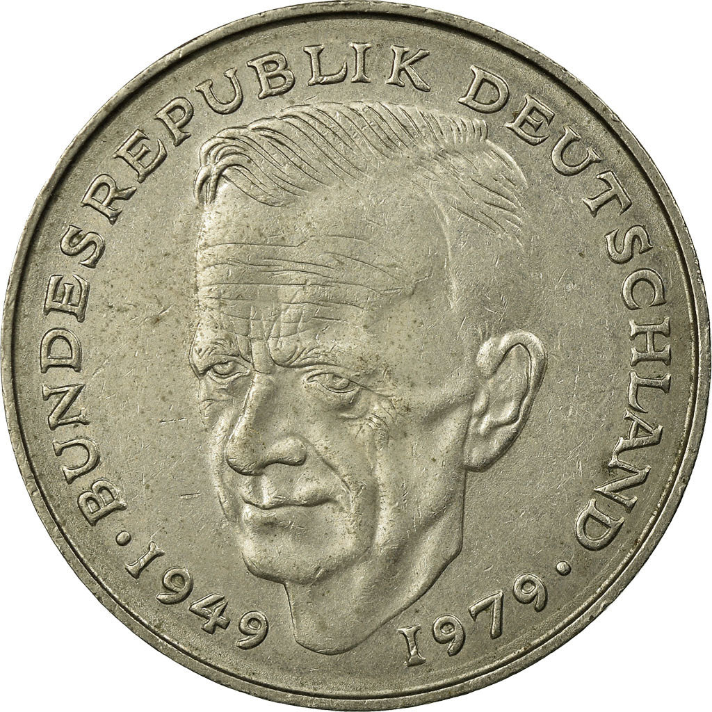 Coin, GERMANY - FEDERAL REPUBLIC, 2 Mark, 1982, Munich, EF(40-45), Copper-Nickel