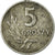 Coin, Poland, 5 Groszy, 1958, Warsaw, VF(30-35), Aluminum, KM:A46