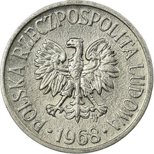 Moneta, Polonia, 5 Groszy, 1968, Warsaw, BB, Alluminio, KM:A46