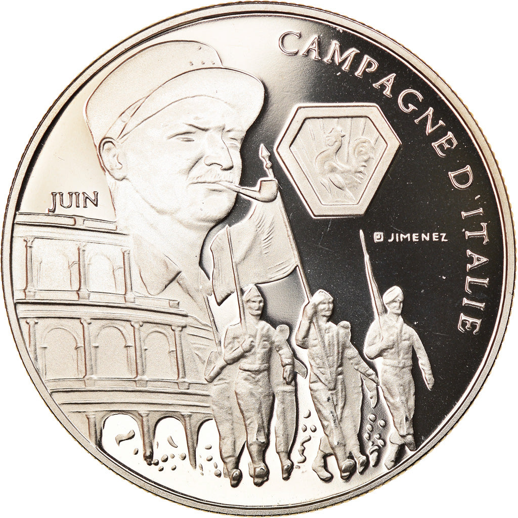 France, Medal, Seconde Guerre Mondiale, Campagne d'Italie, Jimenez, MS(65-70)