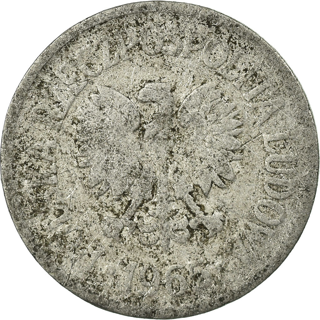 Coin, Poland, 10 Groszy, 1965, Warsaw, VF(20-25), Aluminum, KM:AA47