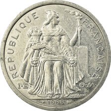 Coin, French Polynesia, 2 Francs, 1998, Paris, EF(40-45), Aluminum, KM:10