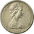 Moneta, Nowa Zelandia, Elizabeth II, 5 Cents, 1982, EF(40-45), Miedź-Nikiel