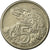 Moneta, Nowa Zelandia, Elizabeth II, 5 Cents, 1982, EF(40-45), Miedź-Nikiel