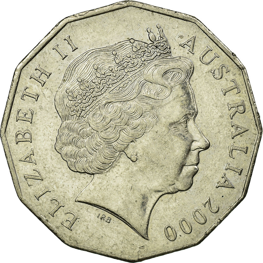Coin, Australia, Elizabeth II, 50 Cents, 2000, Royal Australian Mint, EF(40-45)
