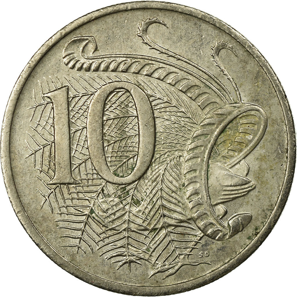 Coin, Australia, Elizabeth II, 10 Cents, 2002, EF(40-45), Copper-nickel, KM:402