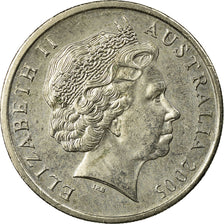 Coin, Australia, Elizabeth II, 10 Cents, 2005, EF(40-45), Copper-nickel, KM:402