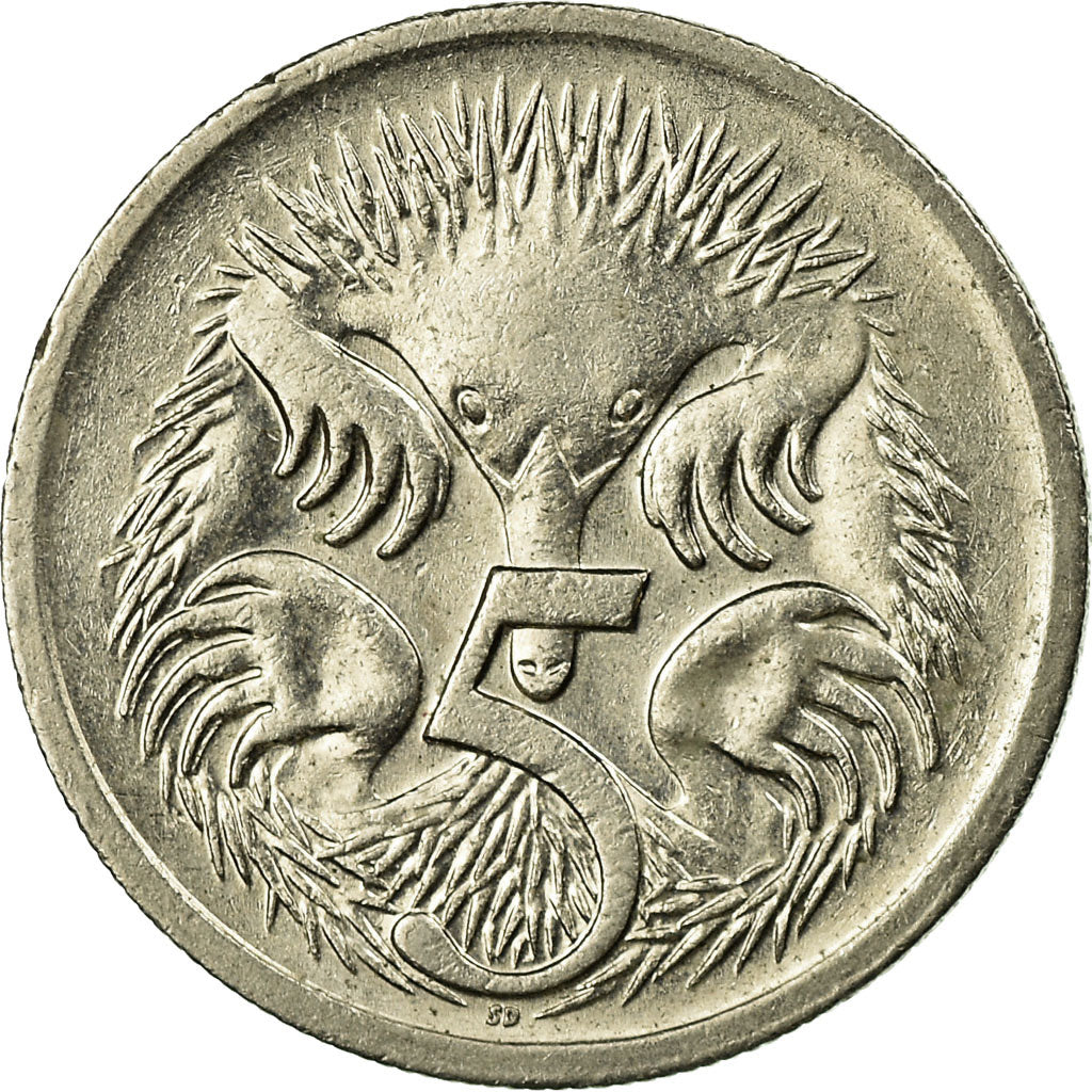 Moneda, Australia, Elizabeth II, 5 Cents, 1994, MBC, Cobre - níquel, KM:80