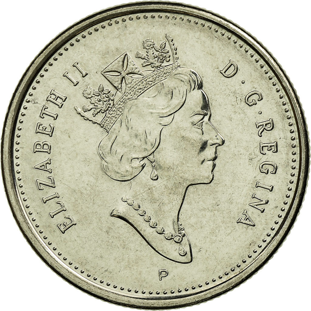 Münze, Kanada, Elizabeth II, 25 Cents, 2003, Royal Canadian Mint, SS, Nickel