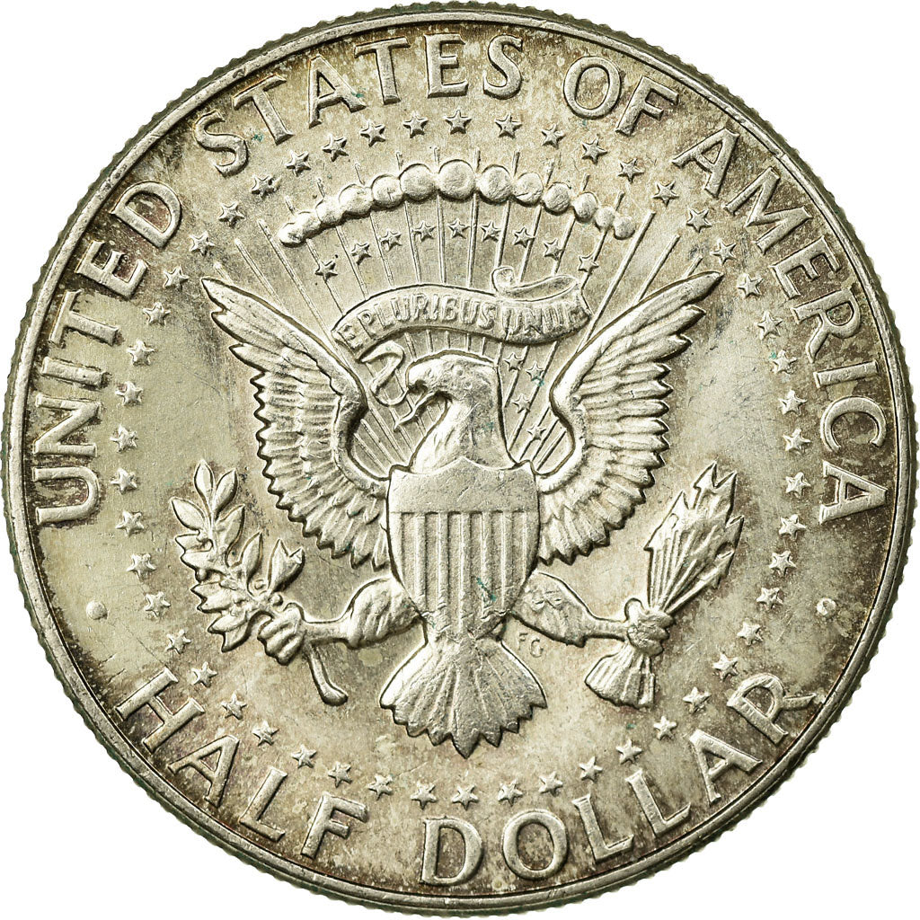 Coin, United States, Kennedy Half Dollar, Half Dollar, 1964, U.S. Mint