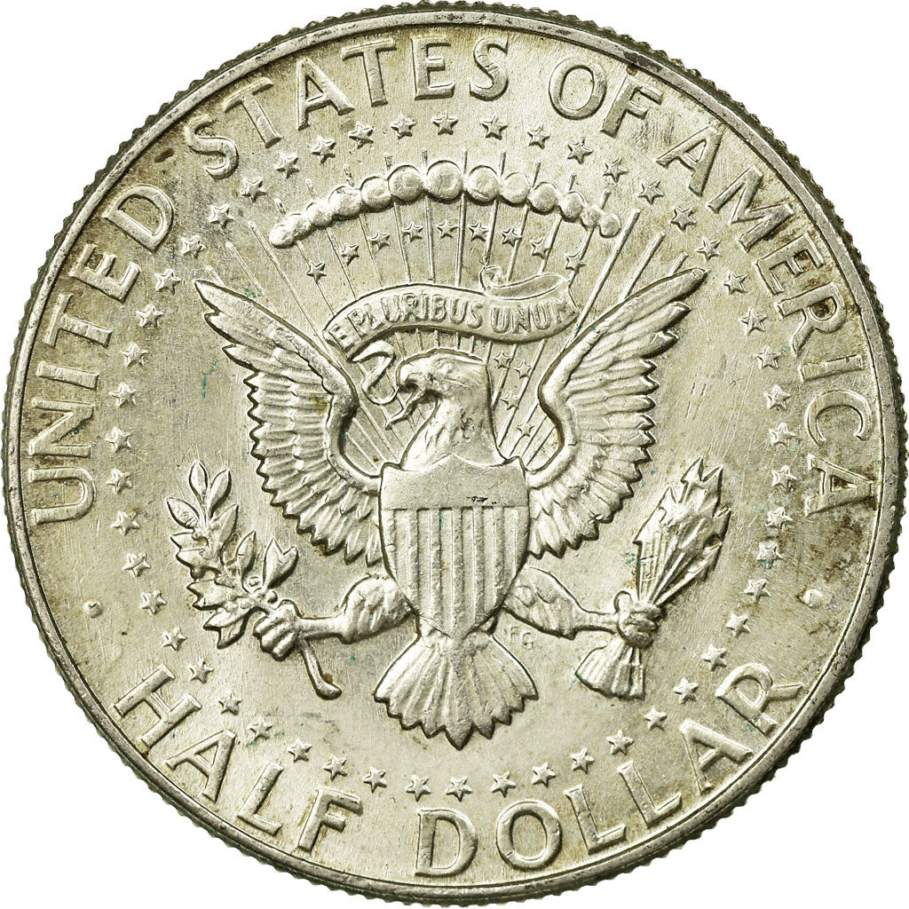 Coin, United States, Kennedy Half Dollar, Half Dollar, 1964, U.S. Mint