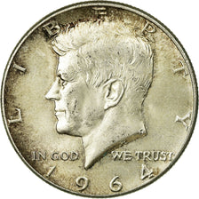 Coin, United States, Kennedy Half Dollar, Half Dollar, 1964, U.S. Mint