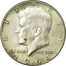 Coin, United States, Kennedy Half Dollar, Half Dollar, 1964, U.S. Mint
