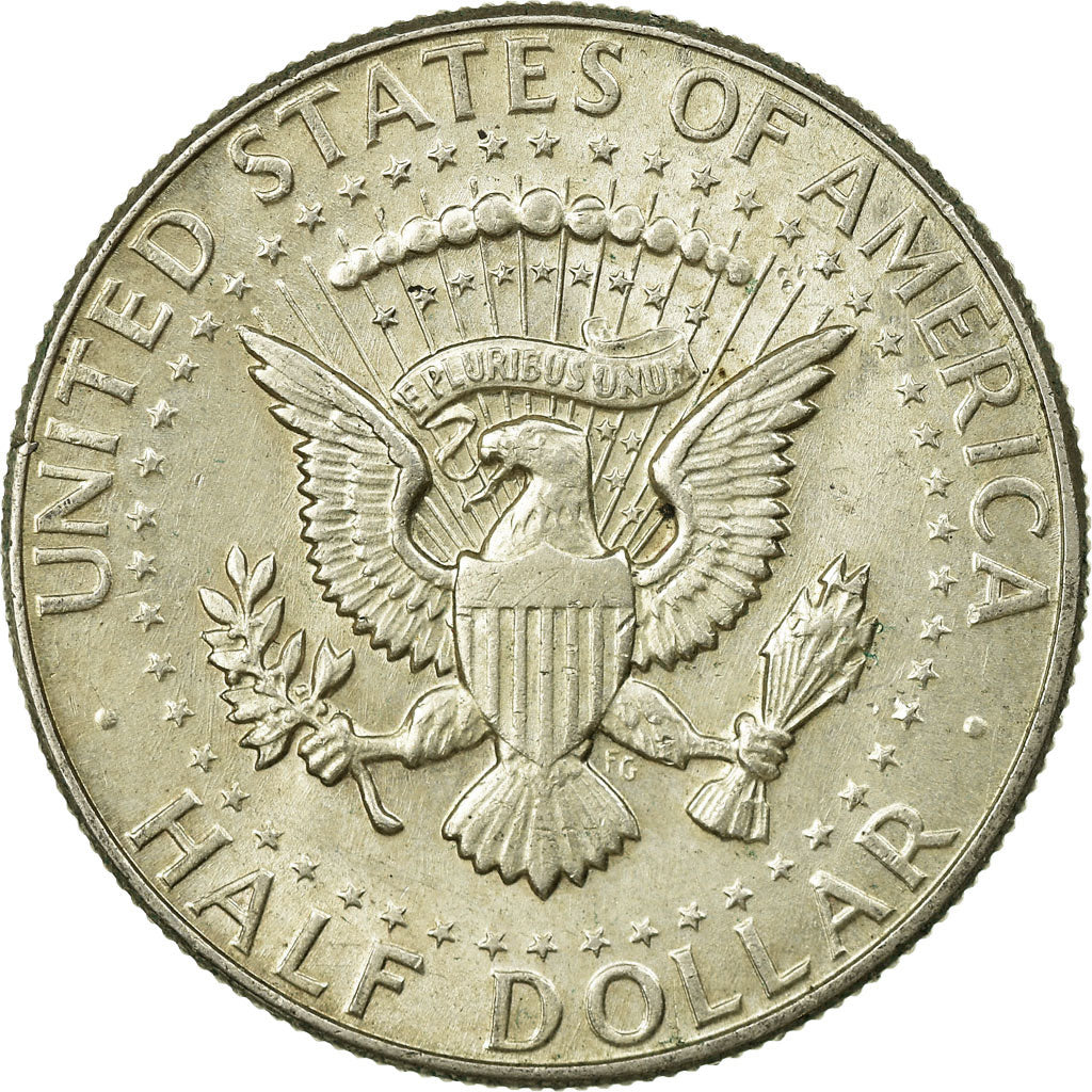 Coin, United States, Kennedy Half Dollar, Half Dollar, 1964, U.S. Mint