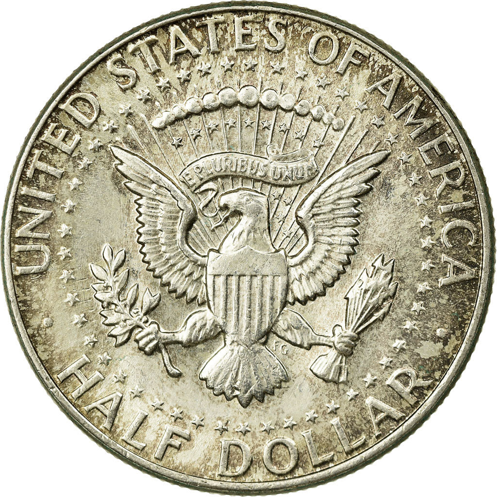 Coin, United States, Kennedy Half Dollar, Half Dollar, 1964, U.S. Mint