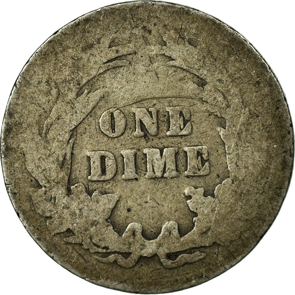 Moneta, Stati Uniti, Barber Dime, Dime, 1904, U.S. Mint, Philadelphia, B+