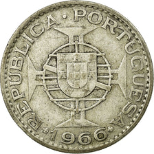 Coin, Mozambique, 20 Escudos, 1966, EF(40-45), Silver, KM:80a