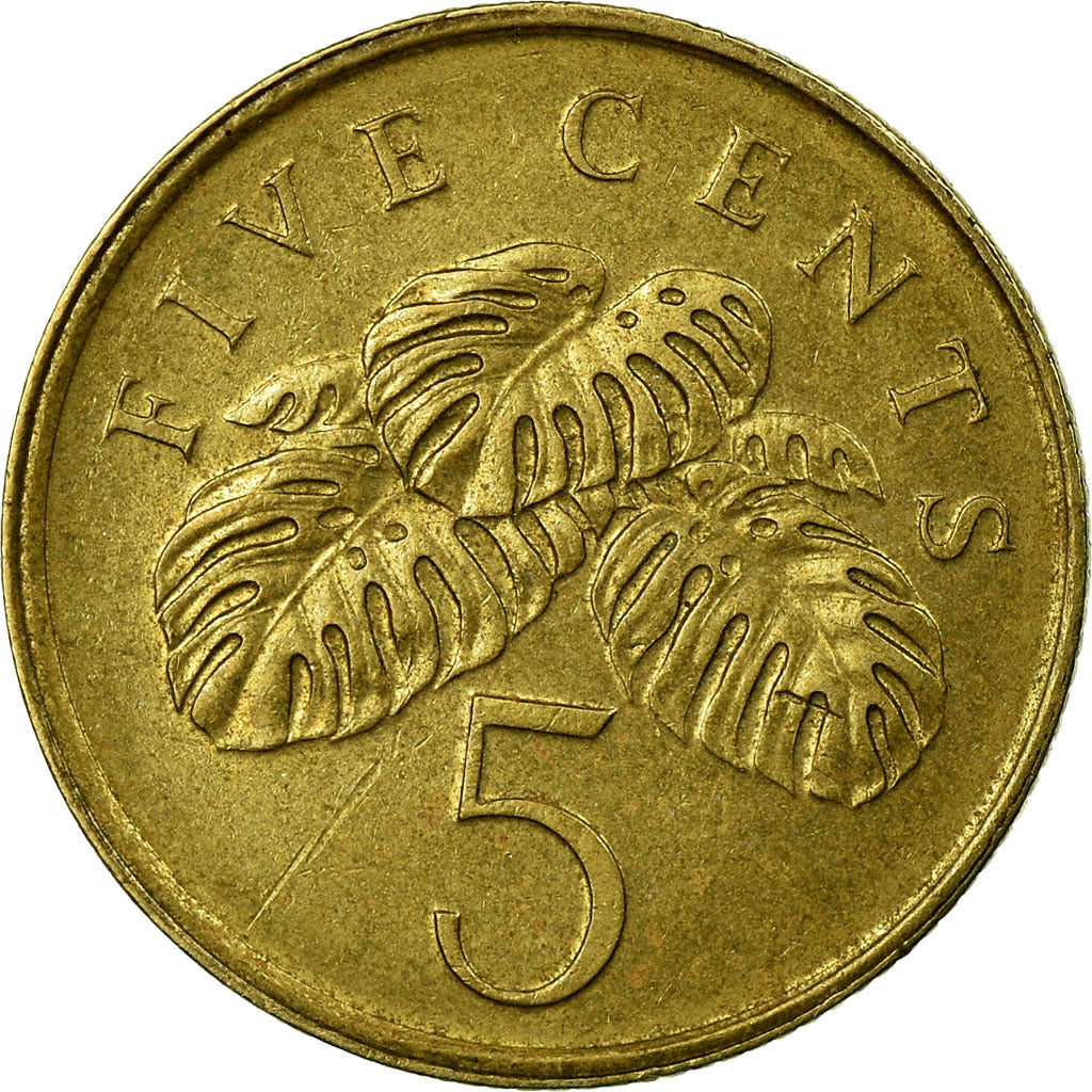 Monnaie, Singapour, 5 Cents, 2003, Singapore Mint, TTB, Aluminum-Bronze, KM:99
