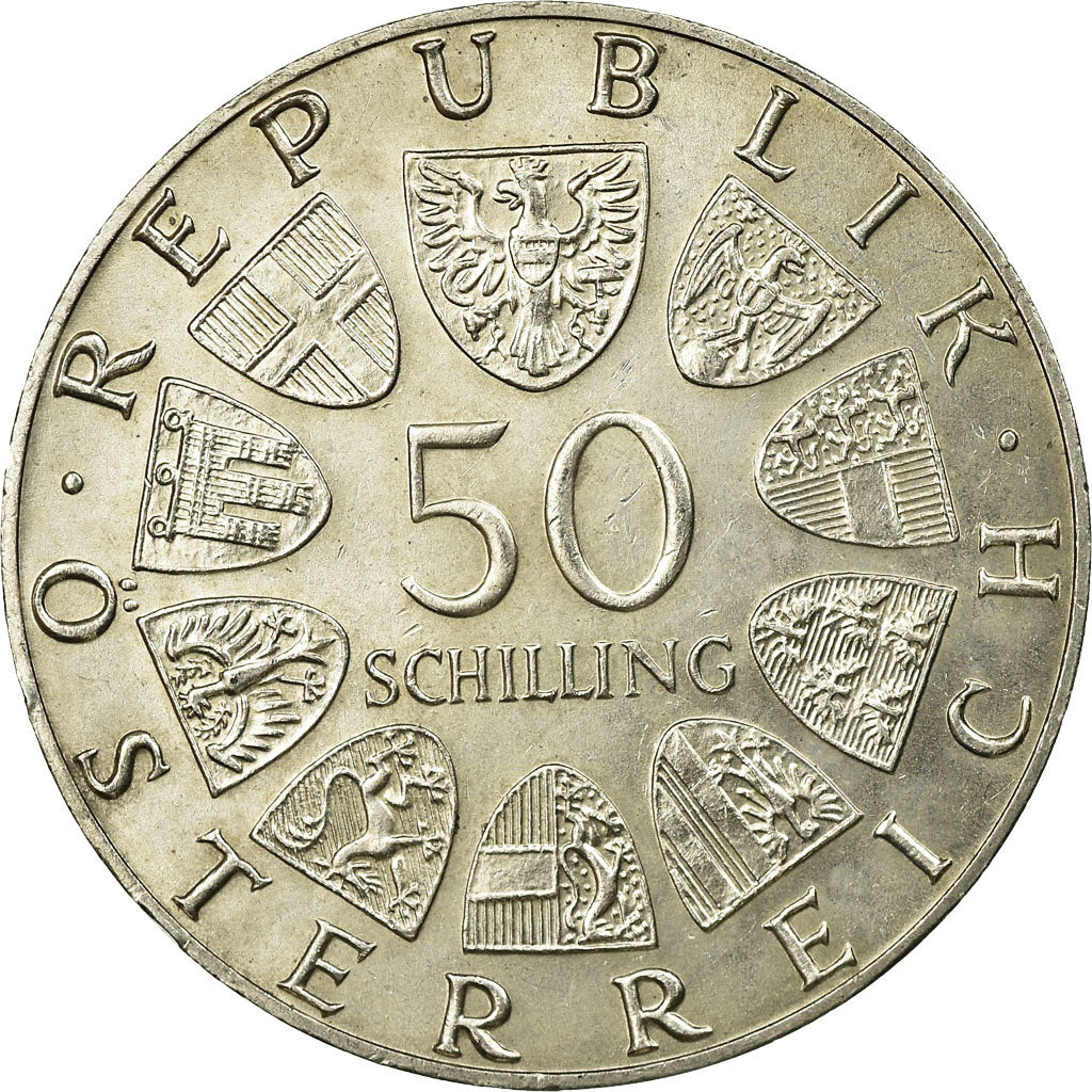 Coin, Austria, 50 Schilling, 1978, EF(40-45), Silver, KM:2937