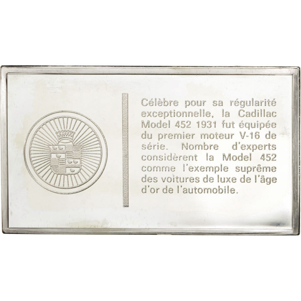 France, Medal, French Fifth Republic, Automobile, MS(60-62), Silver