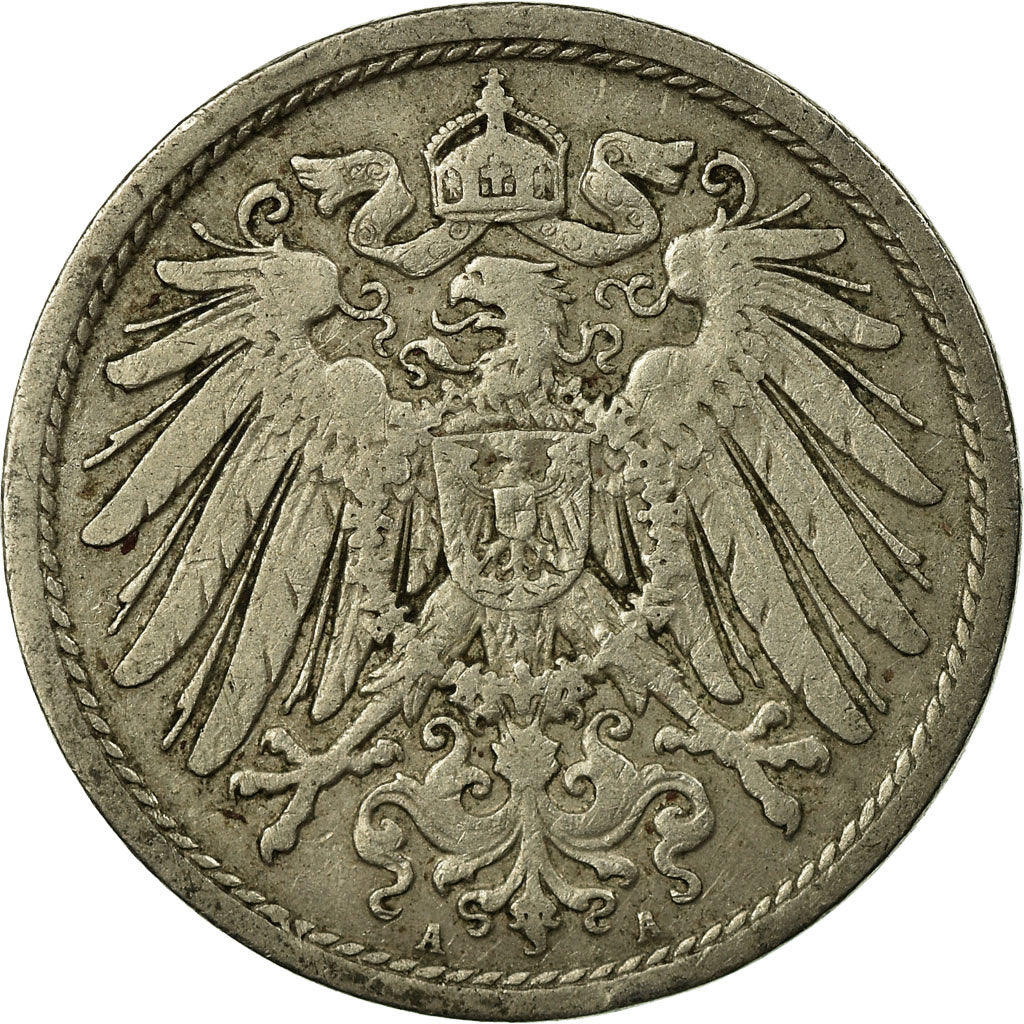 Moeda, ALEMANHA - IMPÉRIO, Wilhelm II, 10 Pfennig, 1904, Berlin, EF(40-45)
