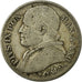 Moeda, ESTADOS ITALIANOS, PAPAL STATES, Pius IX, 2 Lire, 1867, VF(20-25), Prata