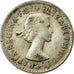 Coin, Australia, Elizabeth II, Threepence, 1955, Melbourne, EF(40-45), Silver