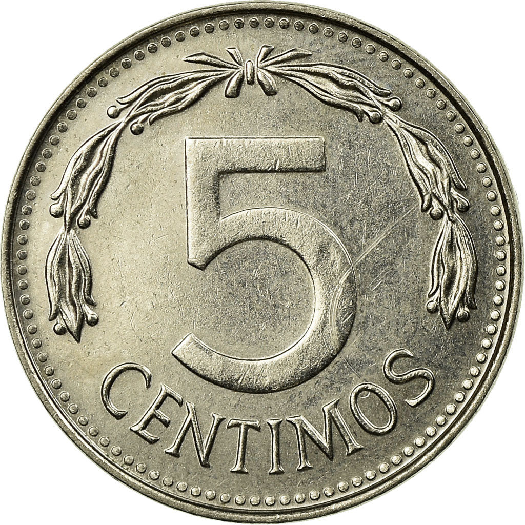 Coin, Venezuela, 5 Centimos, 1983, Werdohl, Vereinigte Deutsche Metallwerke