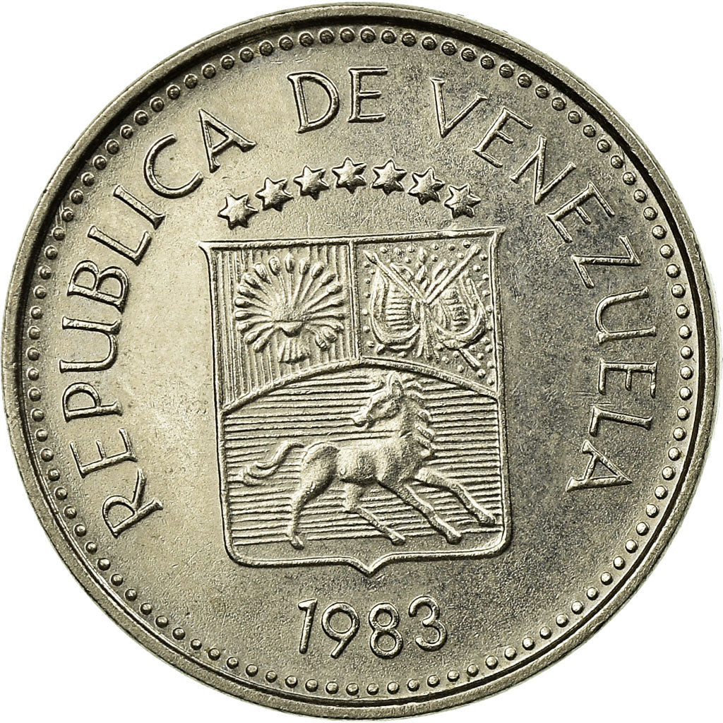 Monnaie, Venezuela, 5 Centimos, 1983, Werdohl, Vereinigte Deutsche Metallwerke