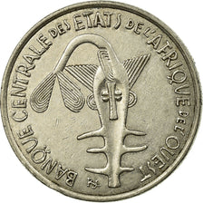 Coin, West African States, 100 Francs, 2004, EF(40-45), Nickel, KM:4