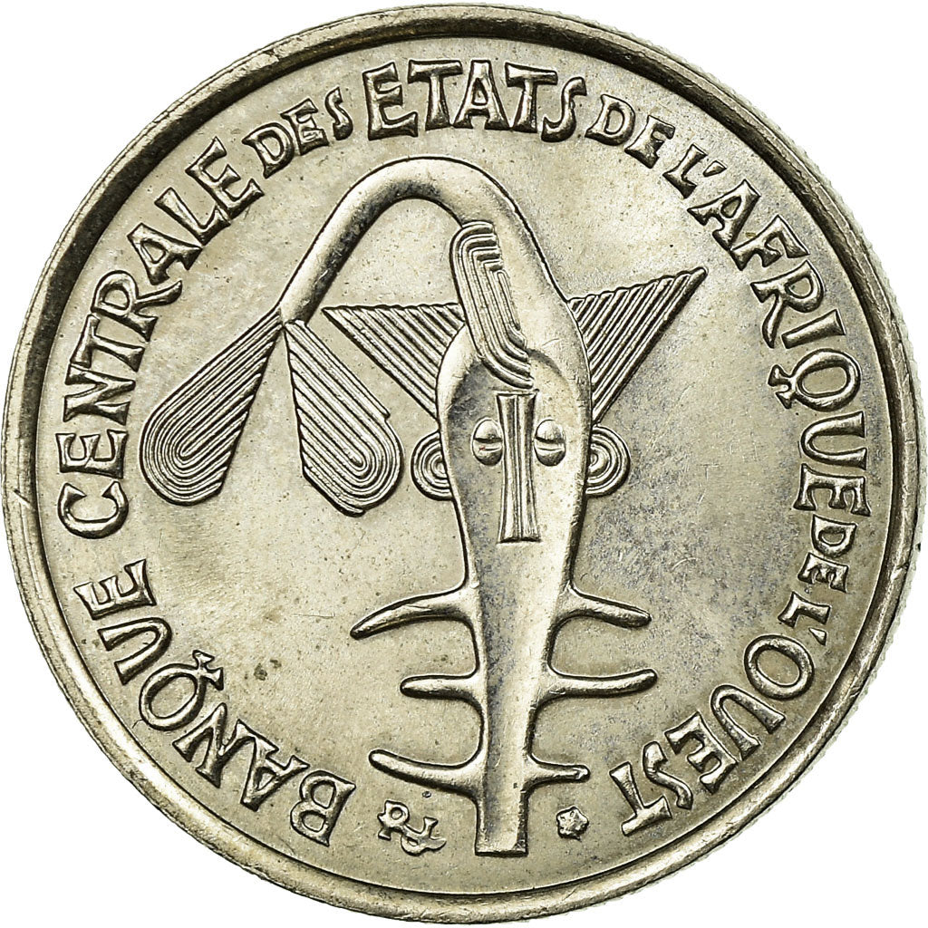 Moneda, Estados del África Occidental, 50 Francs, 2009, MBC, Cobre - níquel