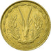 Coin, West African States, 5 Francs, 2008, EF(40-45), Aluminum-Nickel-Bronze