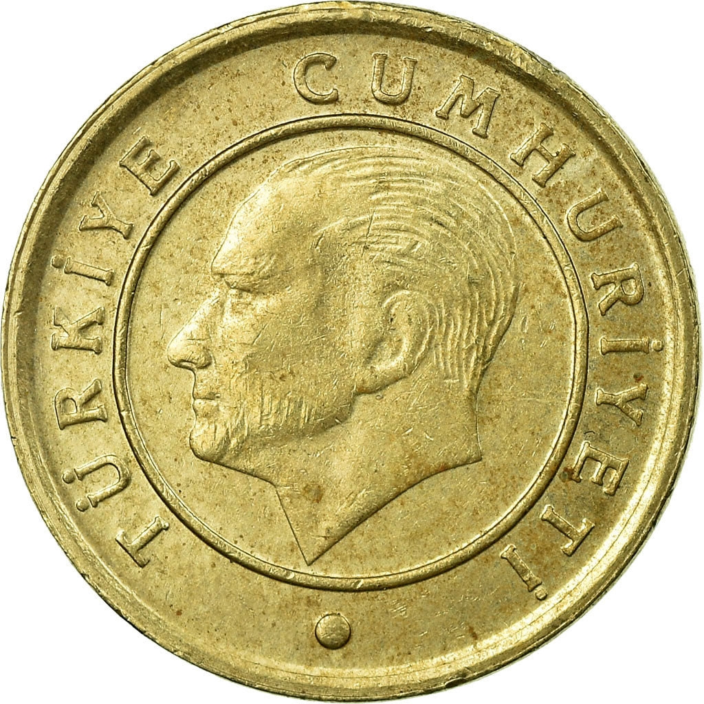 Munten, Turkije, 10 Kurus, 2014, ZF, Tin