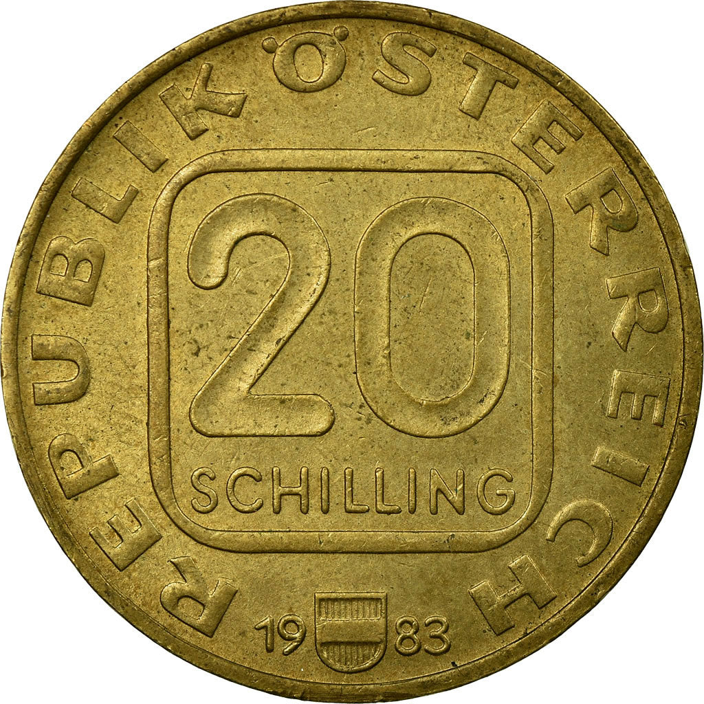 Monnaie, Autriche, 20 Schilling, 1983, TTB, Copper-Aluminum-Nickel, KM:2960.1