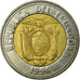 Coin, Ecuador, 1000 Sucres, 1996, EF(40-45), Bi-Metallic, KM:99