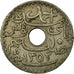 Coin, Tunisia, Ahmad Pasha Bey, 10 Centimes, 1933, Paris, EF(40-45)