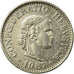 Coin, Switzerland, 10 Rappen, 1987, Bern, EF(40-45), Copper-nickel, KM:27