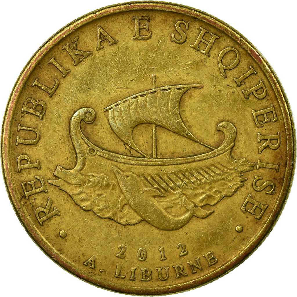 Moneta, Albania, 20 Leke, 2012, BB, Alluminio-bronzo