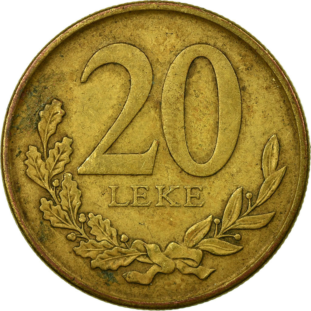 Moneta, Albania, 20 Leke, 2012, BB, Alluminio-bronzo